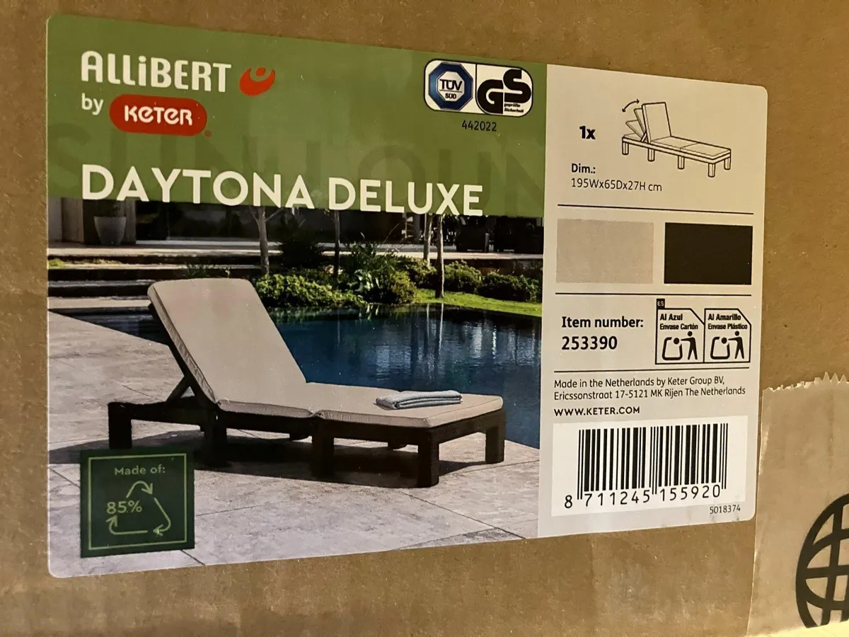 Sun Lounger (unopened, still in box) - Image 3