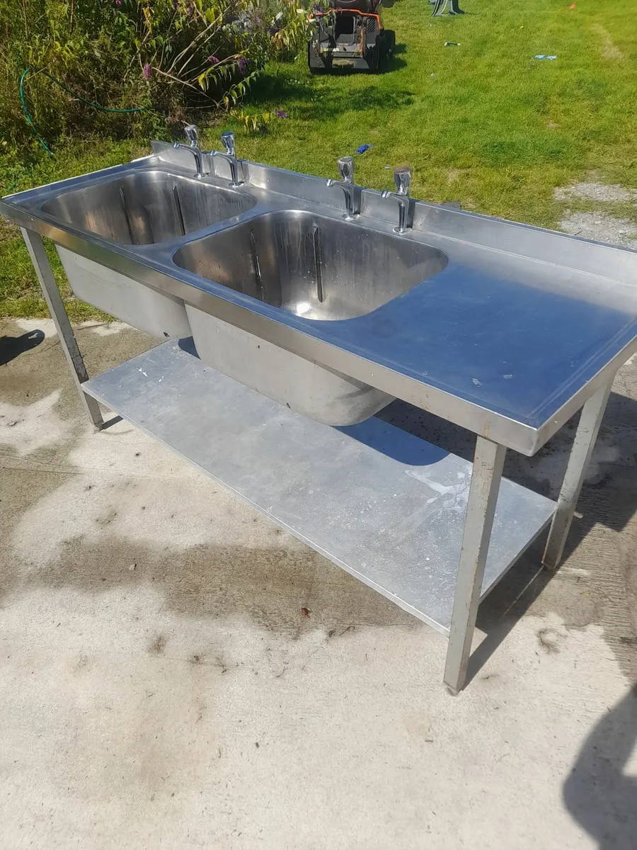 Commercial Stainless Sink - Image 1
