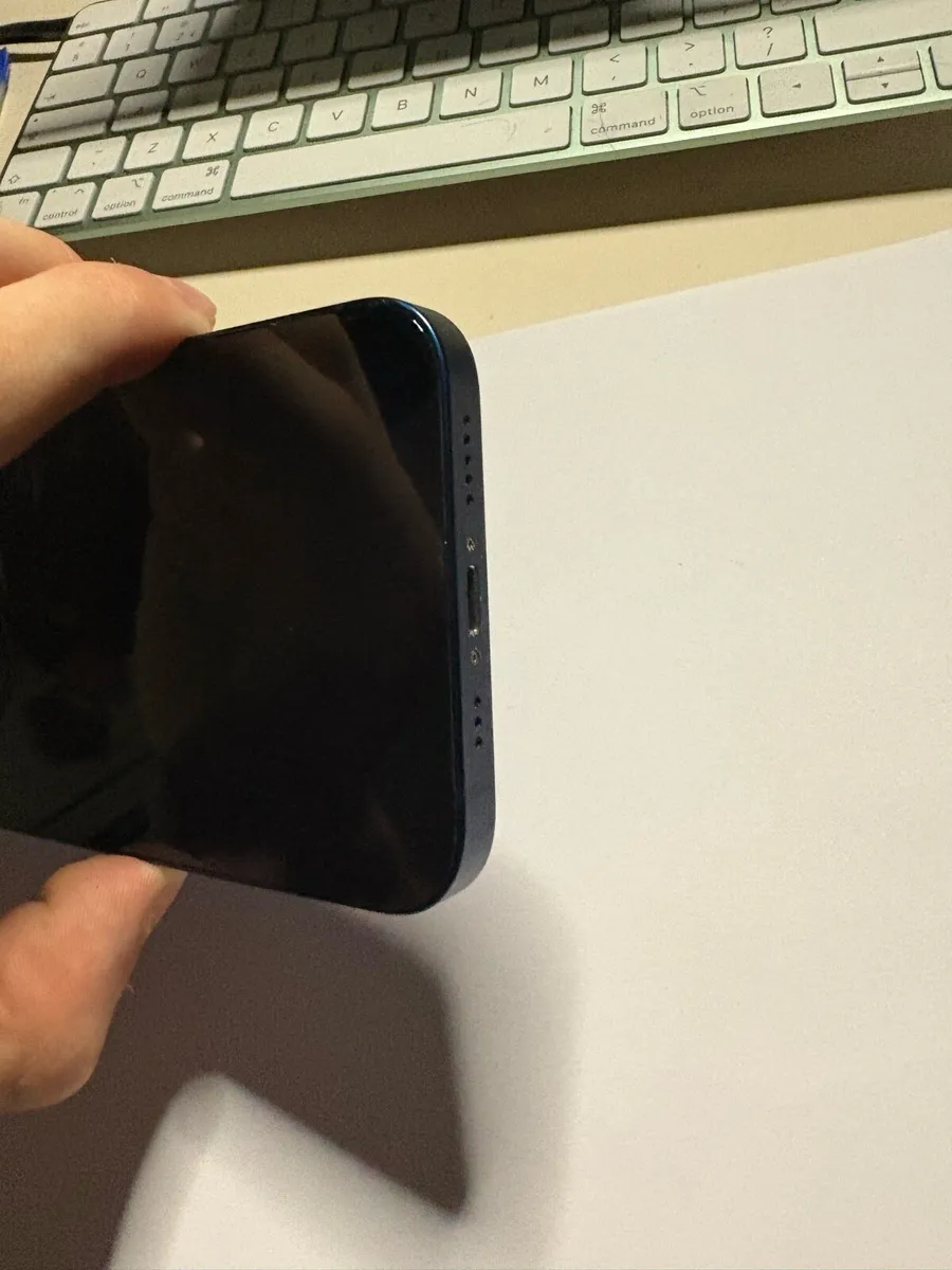 iPhone 12 Blue 64GB Unlocked with Case - Image 3