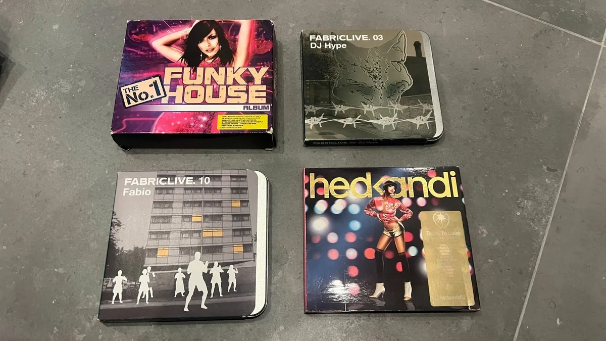 Collection of Electronic Music CDs