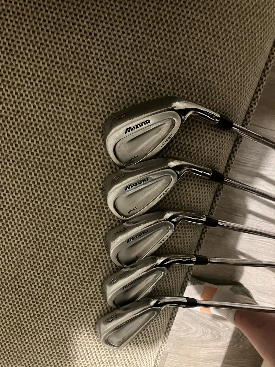 Mizuno MP 60 Irons 5-9 stiff grips v-good - Image 2