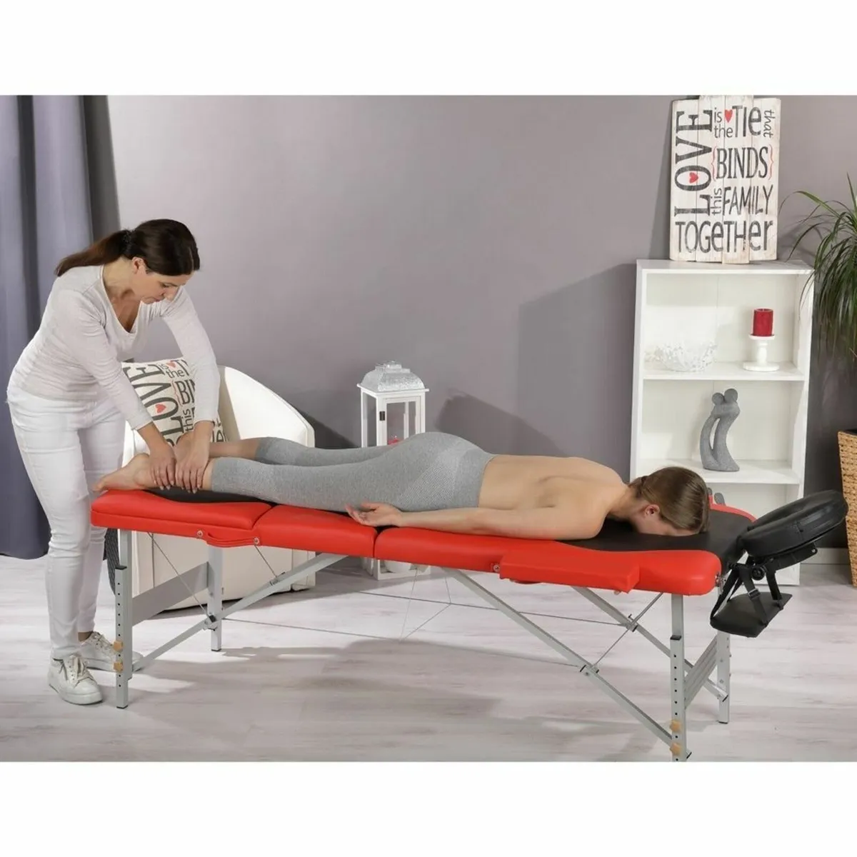 New Massage Sport Table (RED) FREE Delivery - Image 1