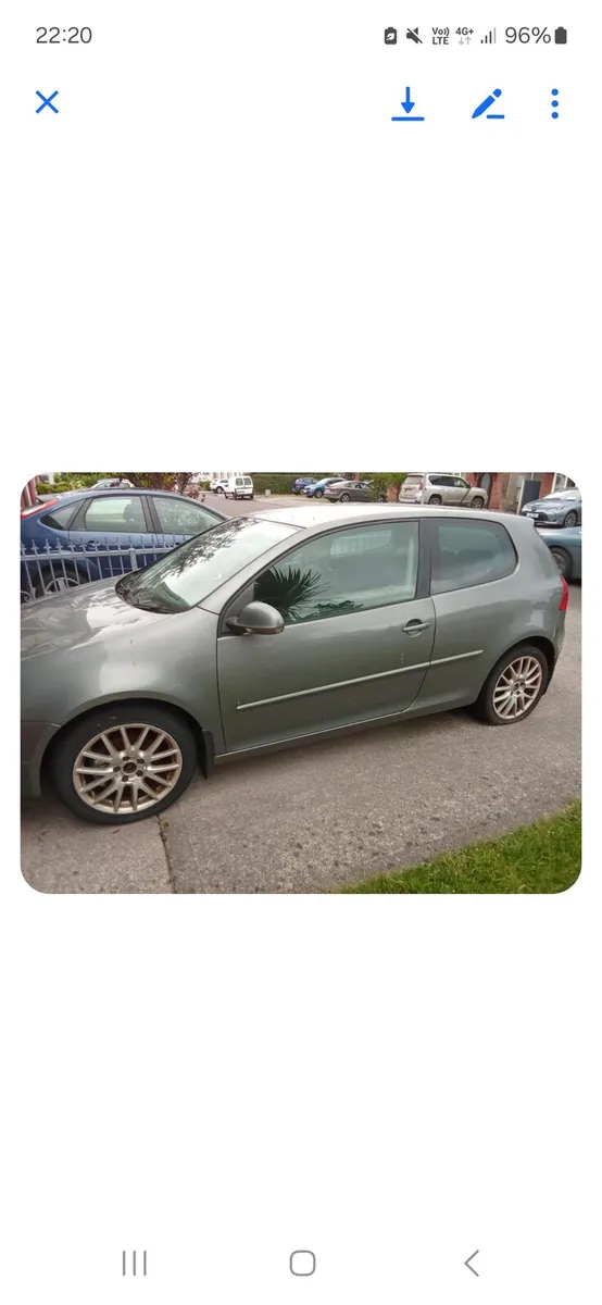 2008 VOLKSWAGEN GOLF GT. 2 LITRE DIESEL. NEW NCT - Image 1
