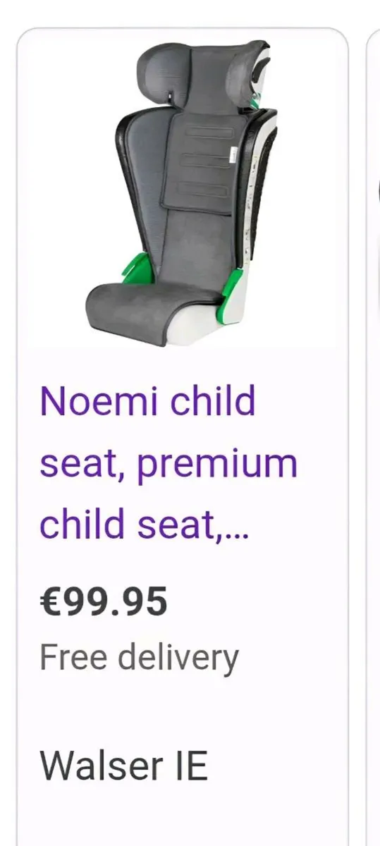 Noemi Foldable Car Seat - Image 2