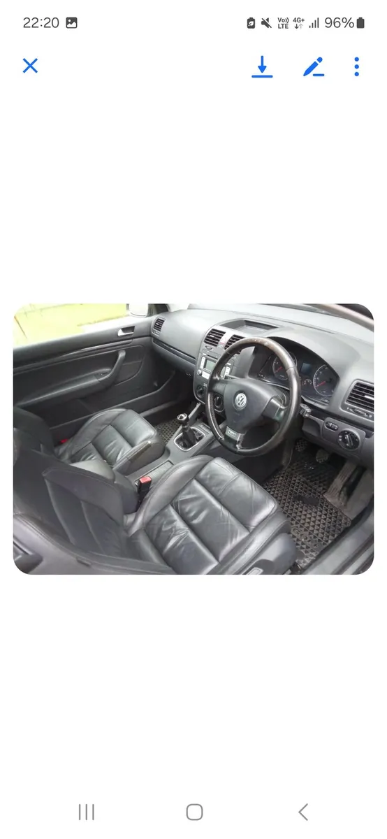 2008 VOLKSWAGEN GOLF GT. 2 LITRE DIESEL. NEW NCT - Image 2