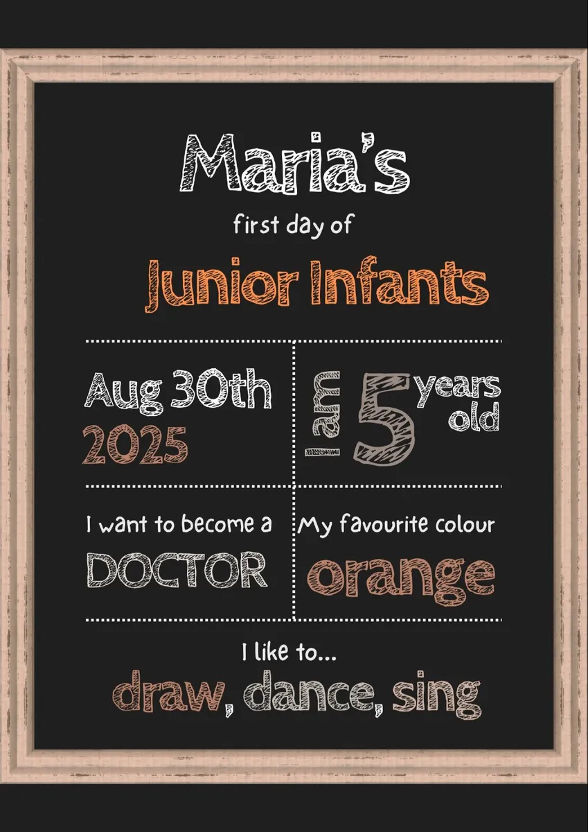 First Day of School Sign - Image 2