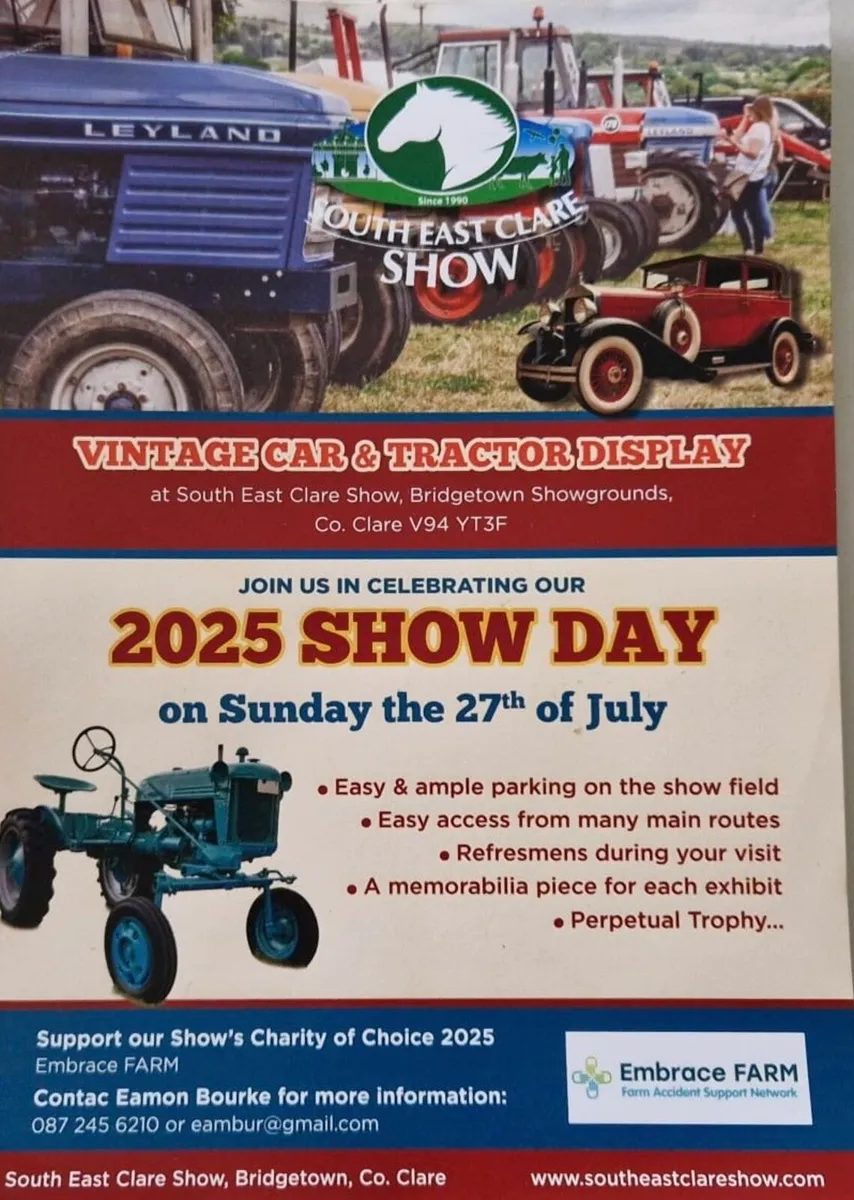 Vintage Cars at the South East Clare Show - Image 2