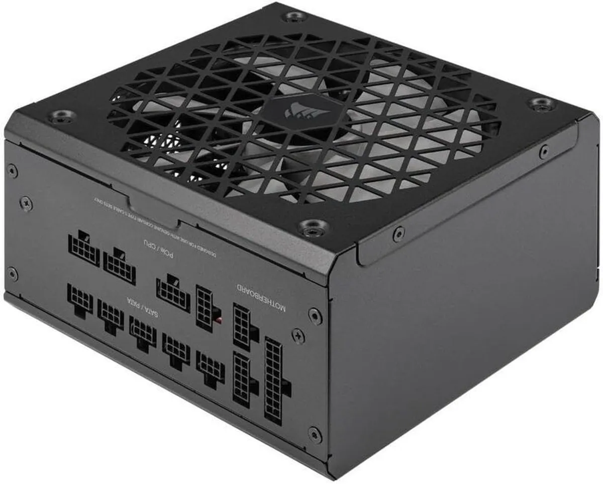 Corsair RM850x SHIFT Fully Modular ATX Power Supply - 80 PLUS Gold - ATX 3.1 - PCIe 5.1 - Zero RPM - Modular Side Interface - Black - Image 4