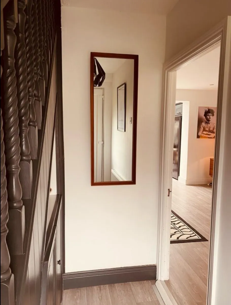 Mid Century Mirror 122x 40 cm - Image 3