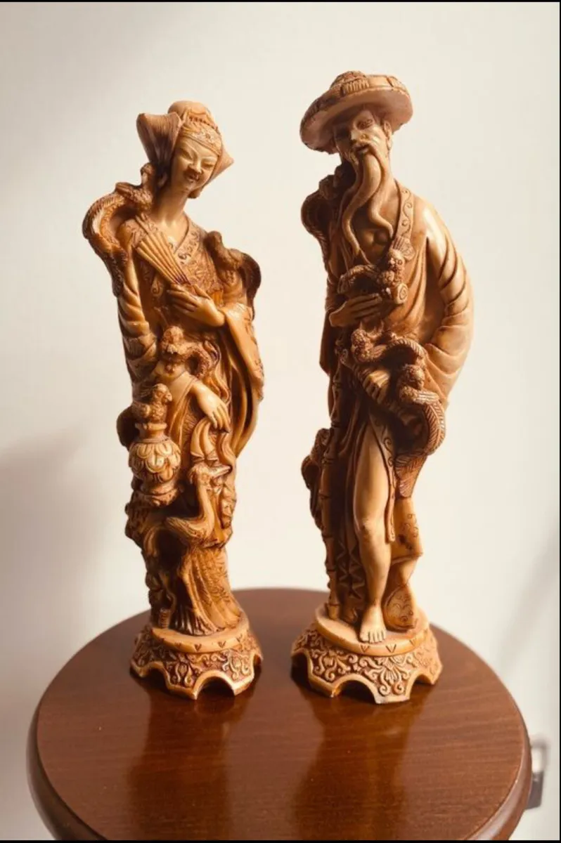 Vintage Chinese Good Luck Statues - Image 1