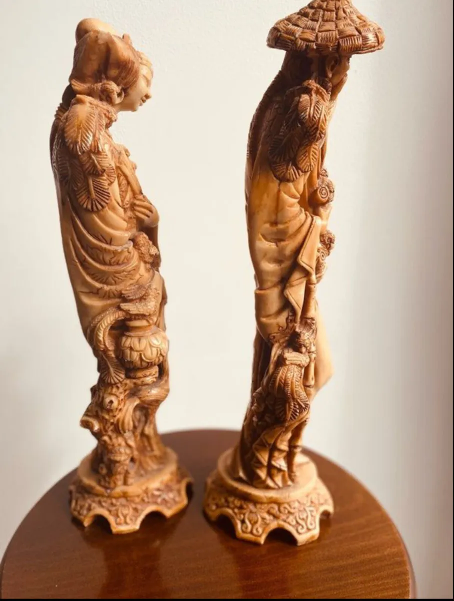 Vintage Chinese Good Luck Statues - Image 2