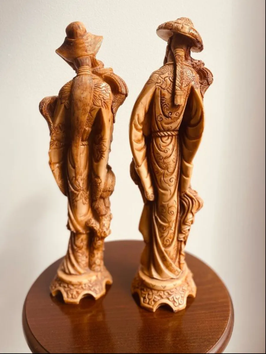 Vintage Chinese Good Luck Statues - Image 3