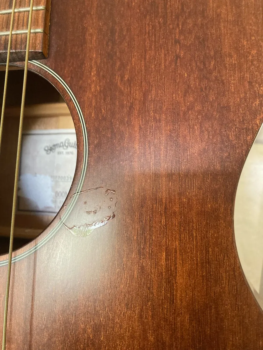 Left handed Sigma acoustic guitar - Image 4