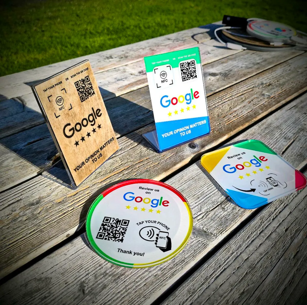 GOOGLE REVIEW NFC STANDS PLATES - Image 2