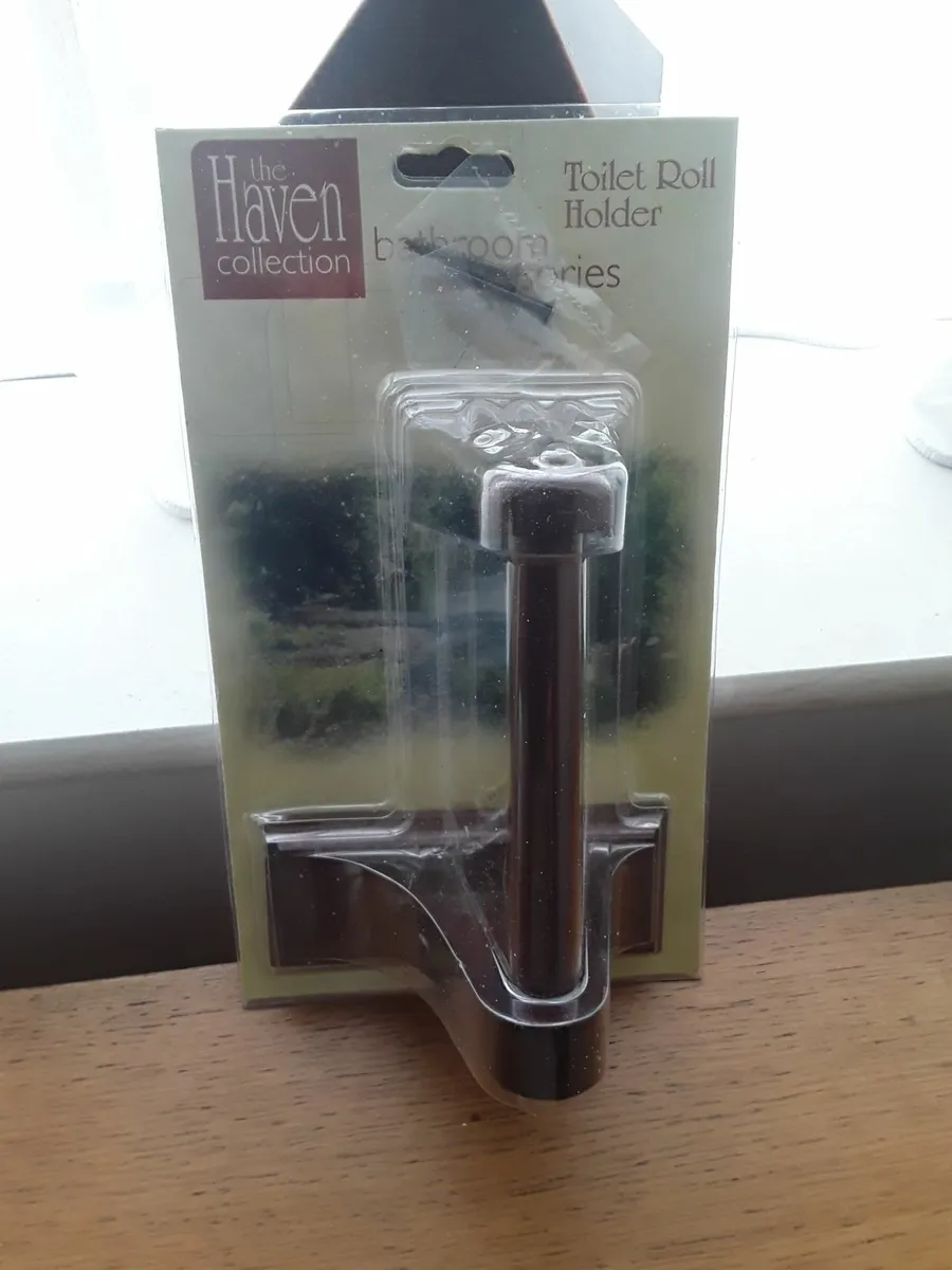 Brand new toilet roll holder still in wapper