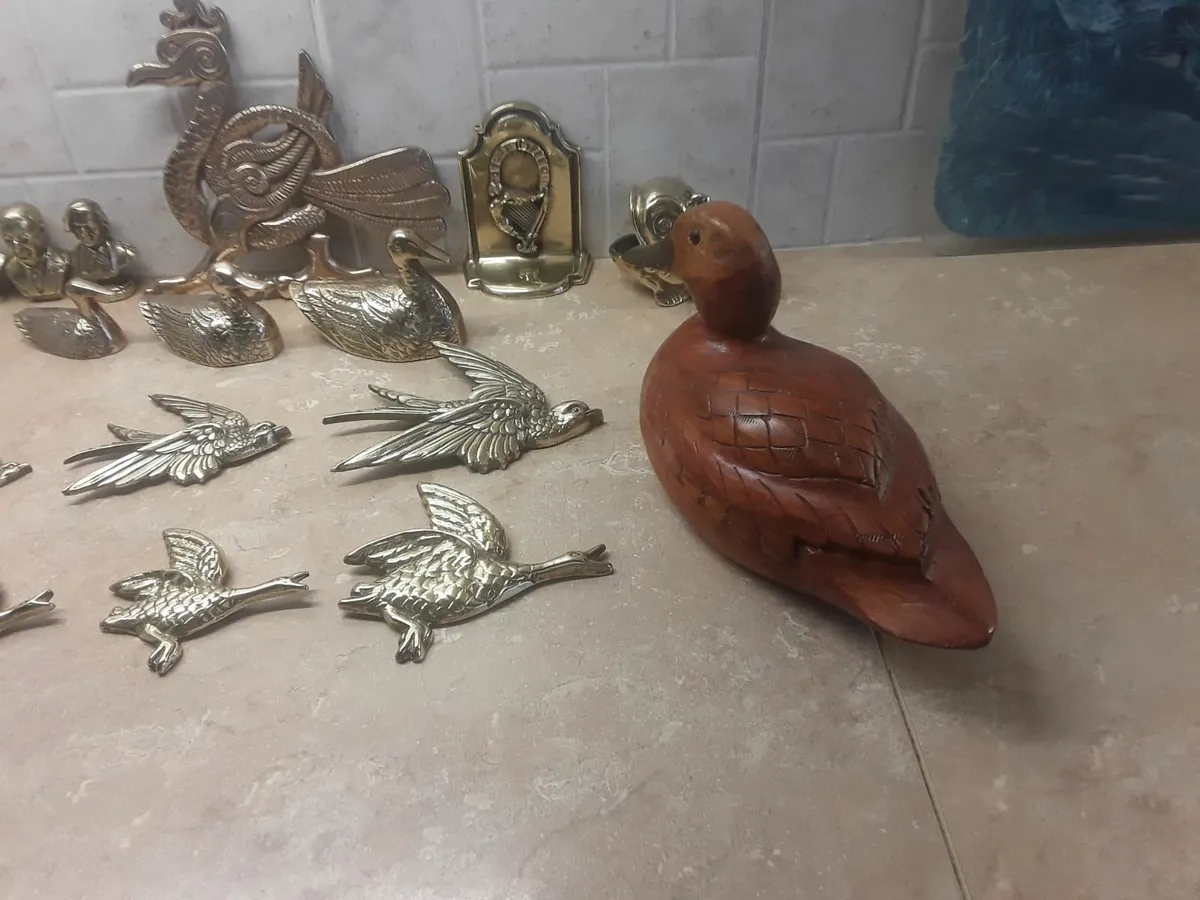 VINTAGE  BRASS  ORNAMENTS. - Image 2