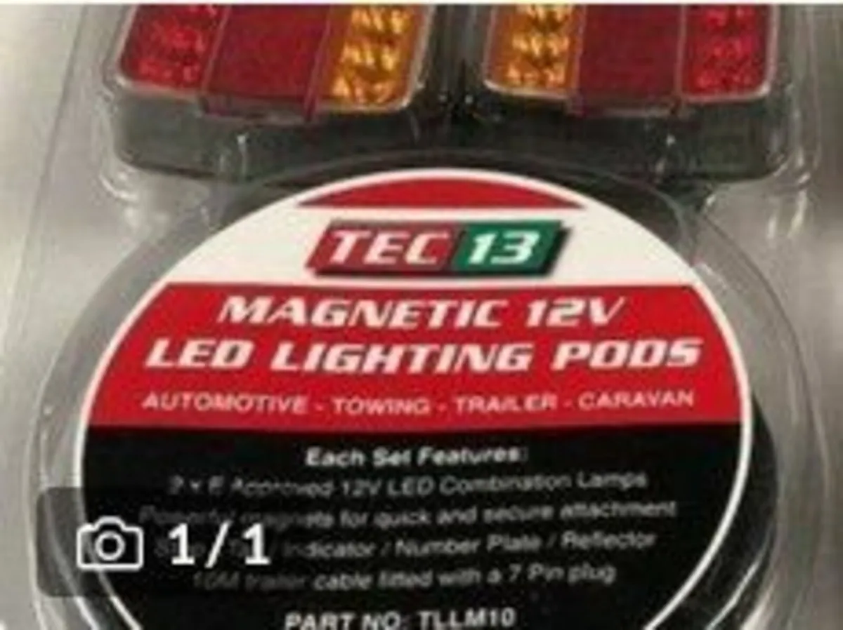 BNIB Magnetic 12V LED Light Trailer Lights - Image 2
