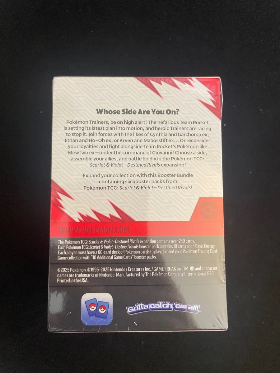 Pokemon Cards Destined Rivals Booster Bundle - Image 2