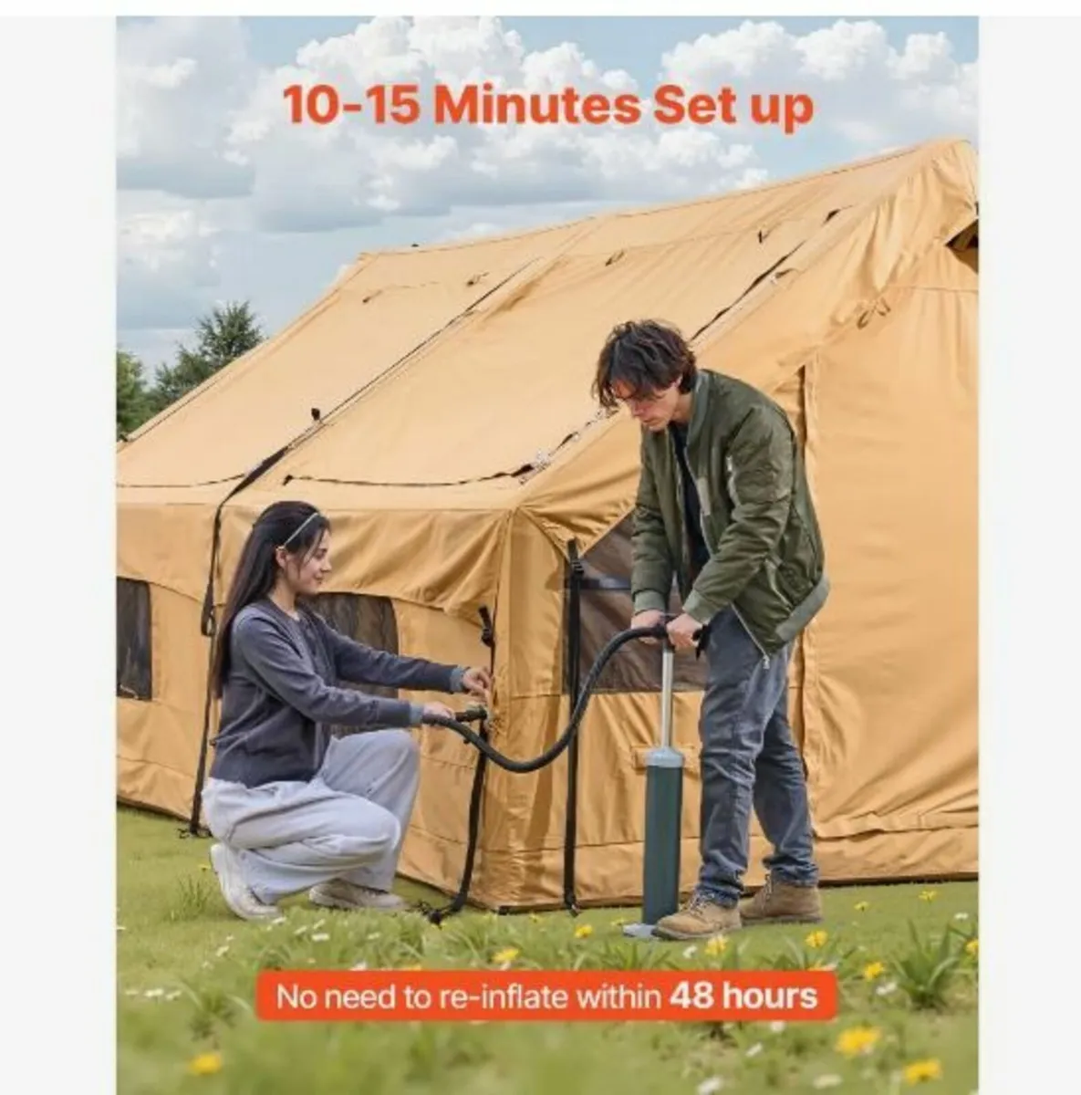 Inflatable Tent for Camping 5-8 Person - Image 3