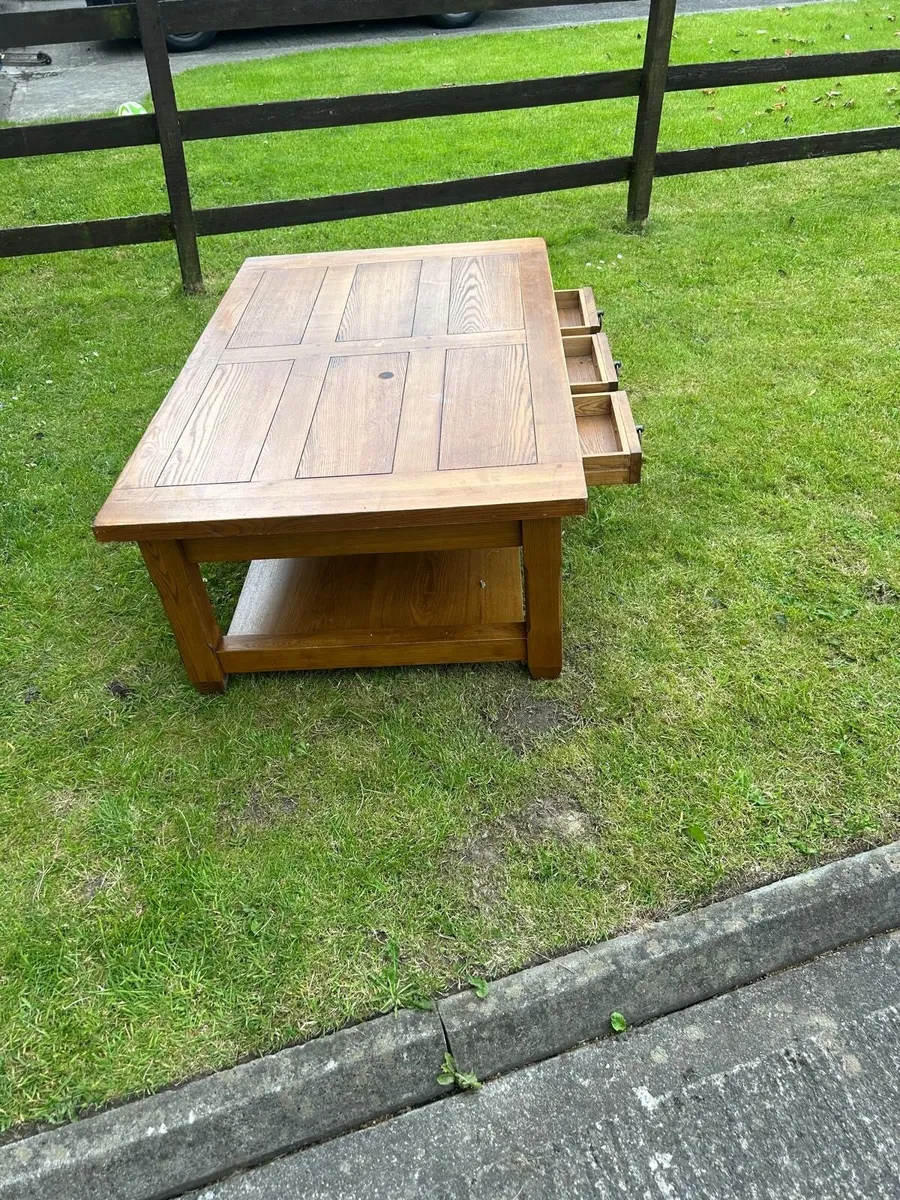 Mexican Pine Solid Coffee Table - Image 4