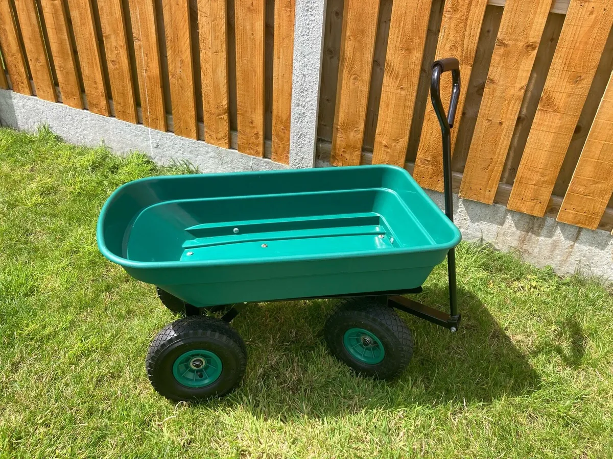 Utility Garden Tipping Cart 55L (120KG) - Image 4