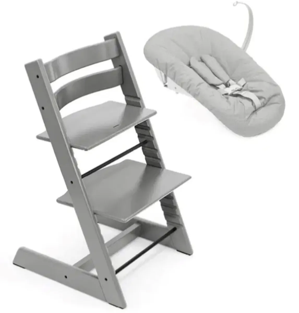 Stokke Tripp Trapp highchair with newborn set