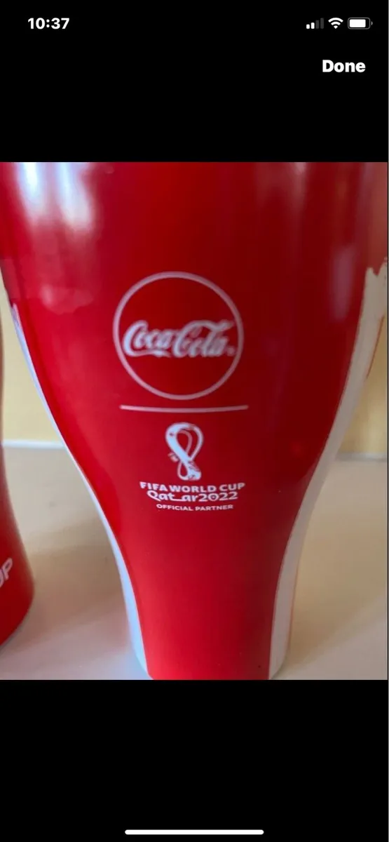 Qatar World Cup 2022 Coca Cola Aluminium Mugs - Image 2