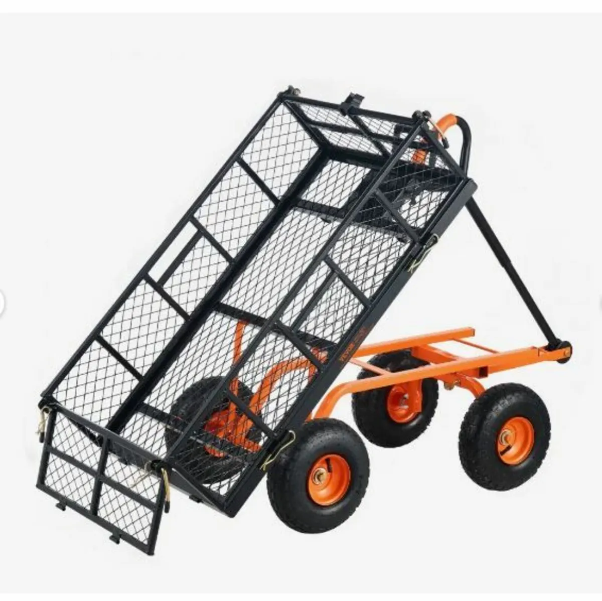 Garden Dump Cart Heavy-duty Metal - Image 1