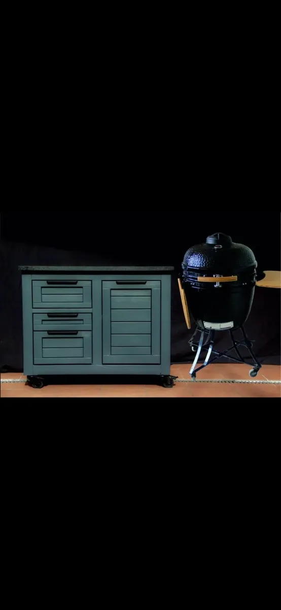 Kamado bbq grill table - Image 4