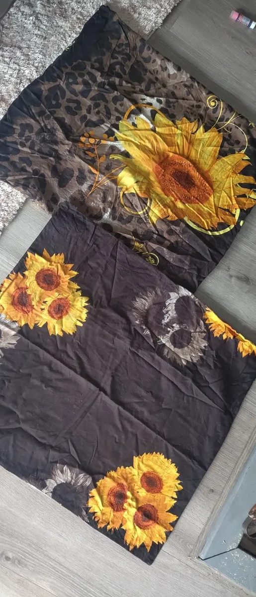Sunflower 🌻 pillow cases and sheet size 230*245 - Image 2