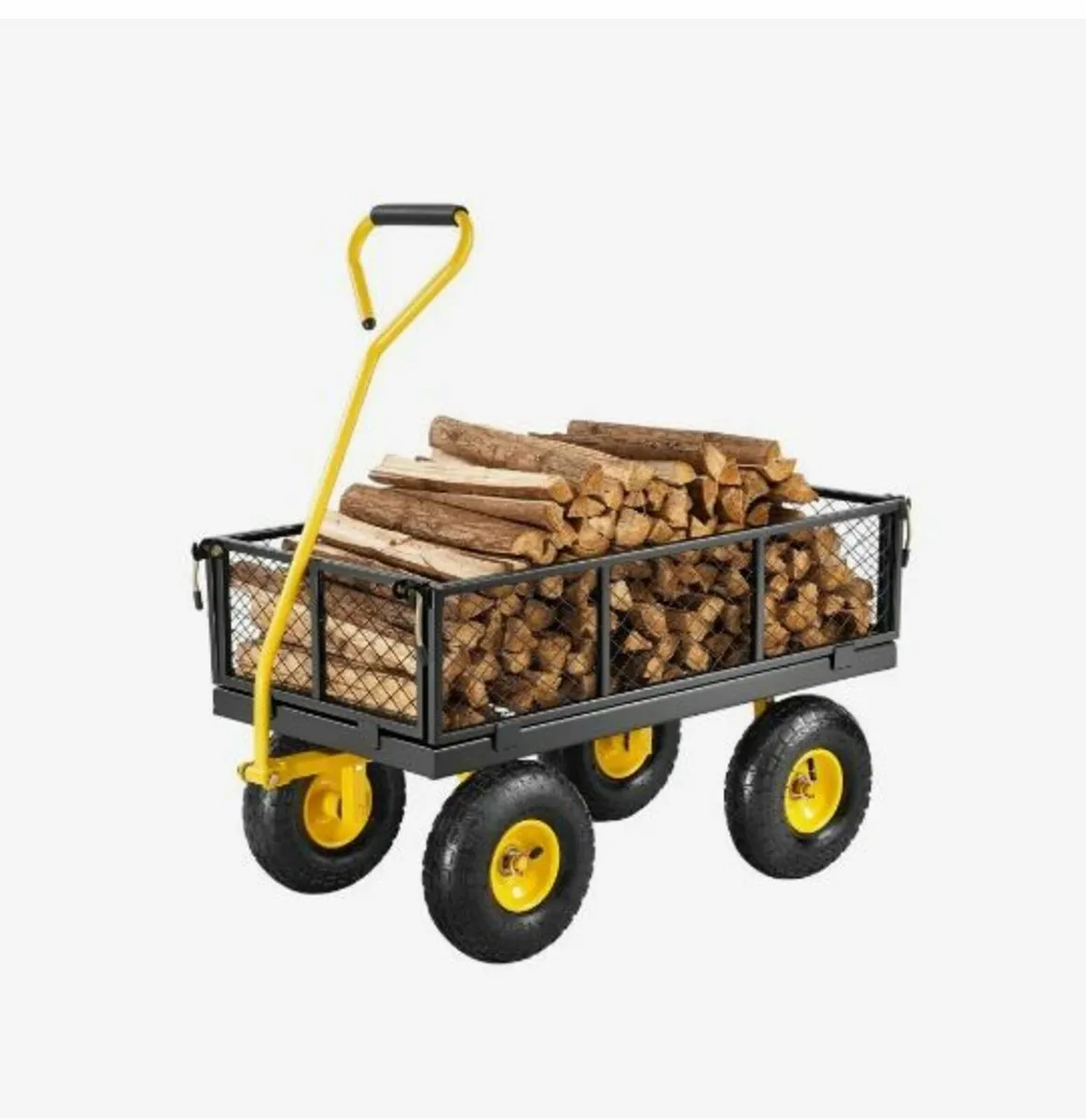 Steel Garden Cart 500lb Capacity Heavy - Image 1