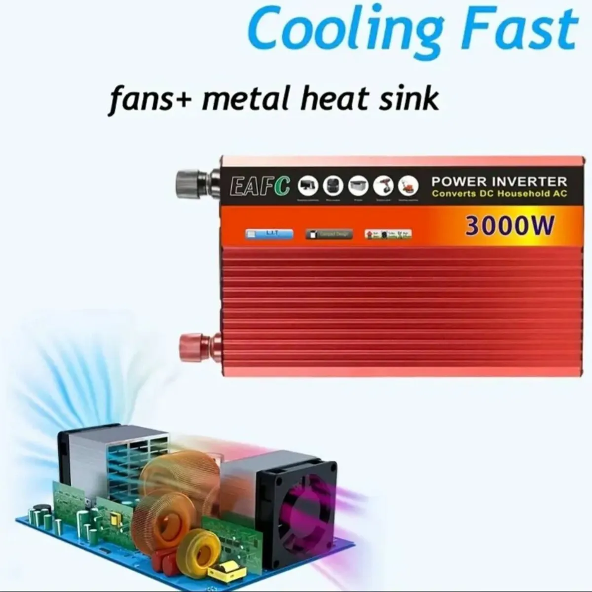 Power Inverter 3000W Peak - Image 2