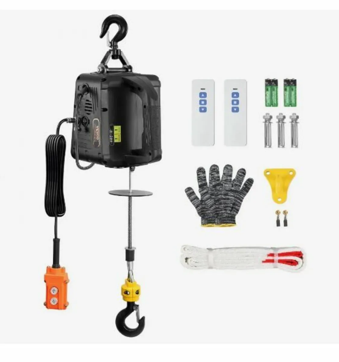 3-in-1 Portable Electric Hoist Winch 499 kg - Image 1