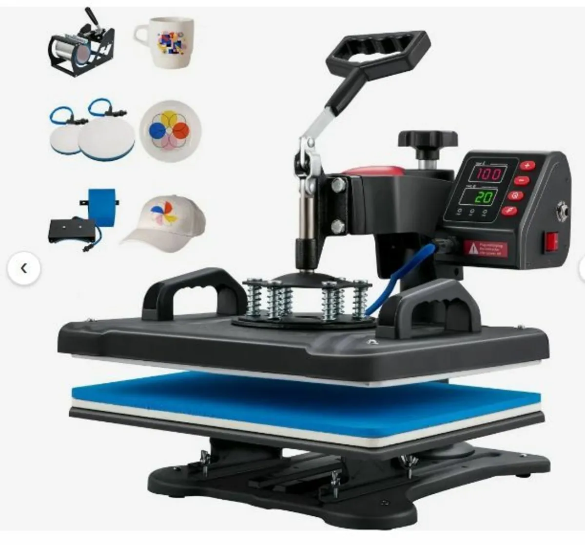 Heat Press, 5 in 1 Heat Press Machine - Image 1