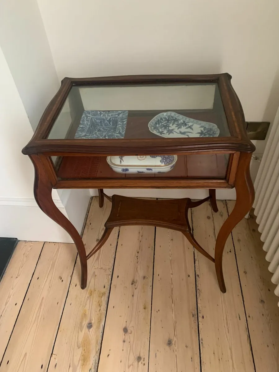 Antique Display Cabinet - Image 1