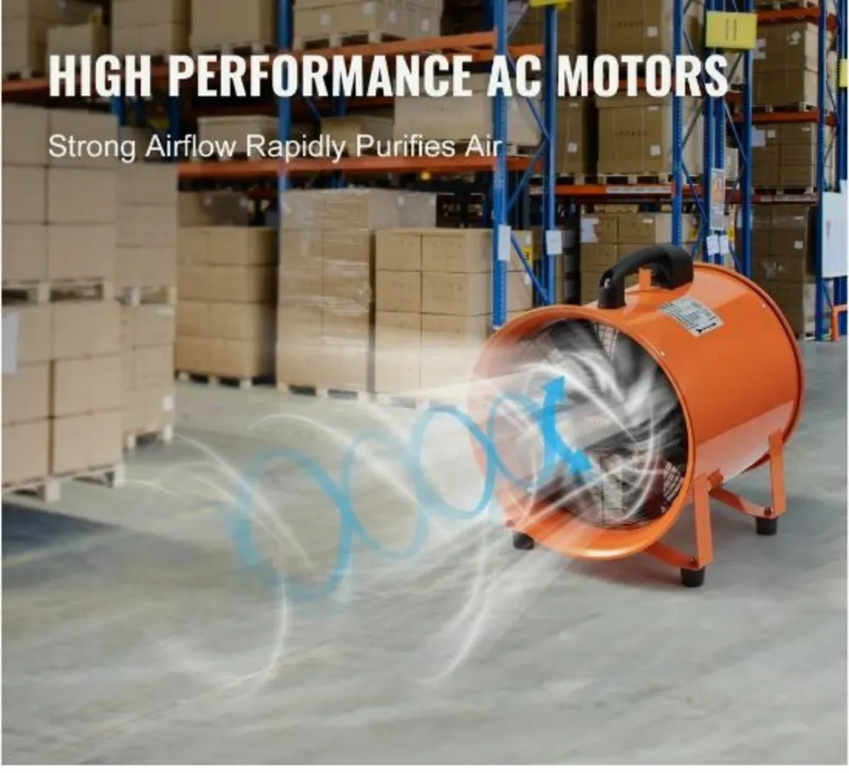 304.8mm Portable Extractor Fan Blower 10m Duct - Image 3