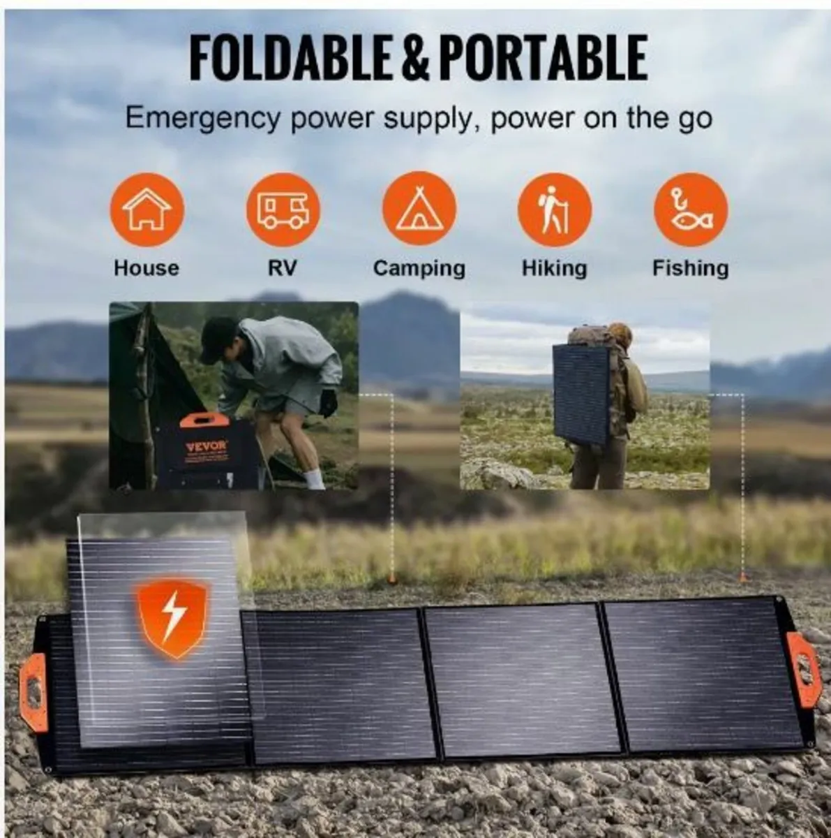 Portable Monocrystalline Solar Panel 200W - Image 3