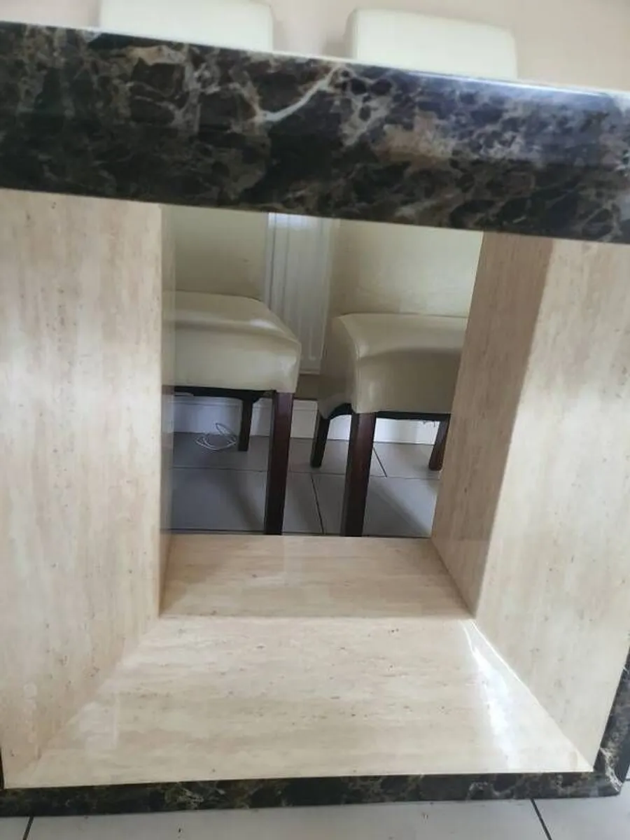 Marble Table & 6 Chairs - Image 2