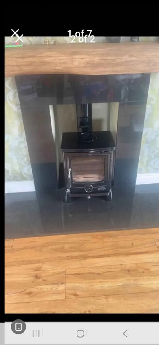 Granite heart ,surround and beam for sale, (stove is not included)