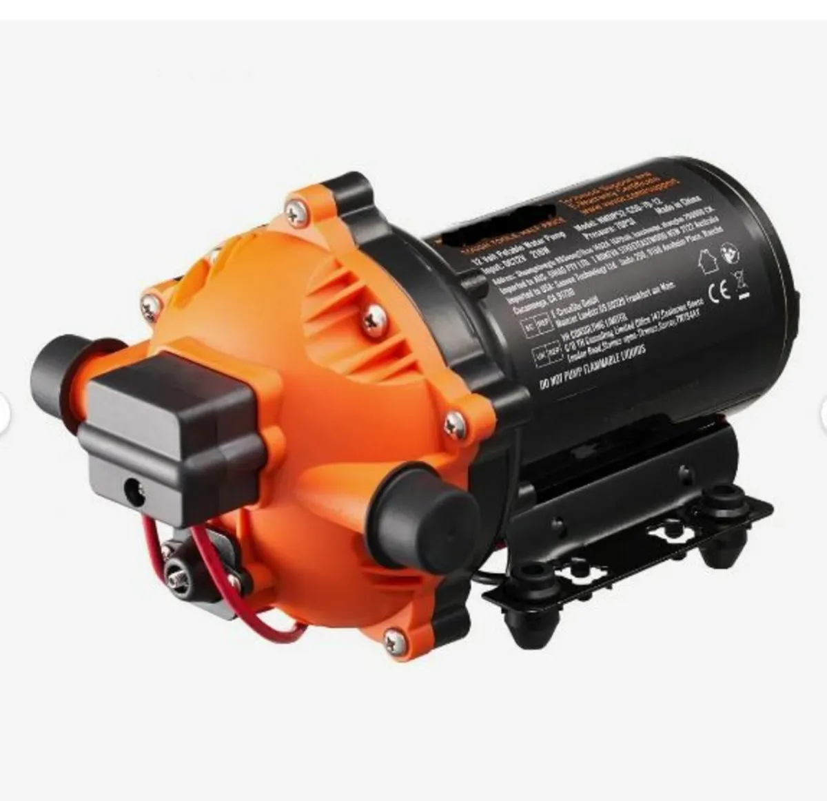 12V Diaphragm Pump 5GPM 18.93 L/min 5-Chamber - Image 1