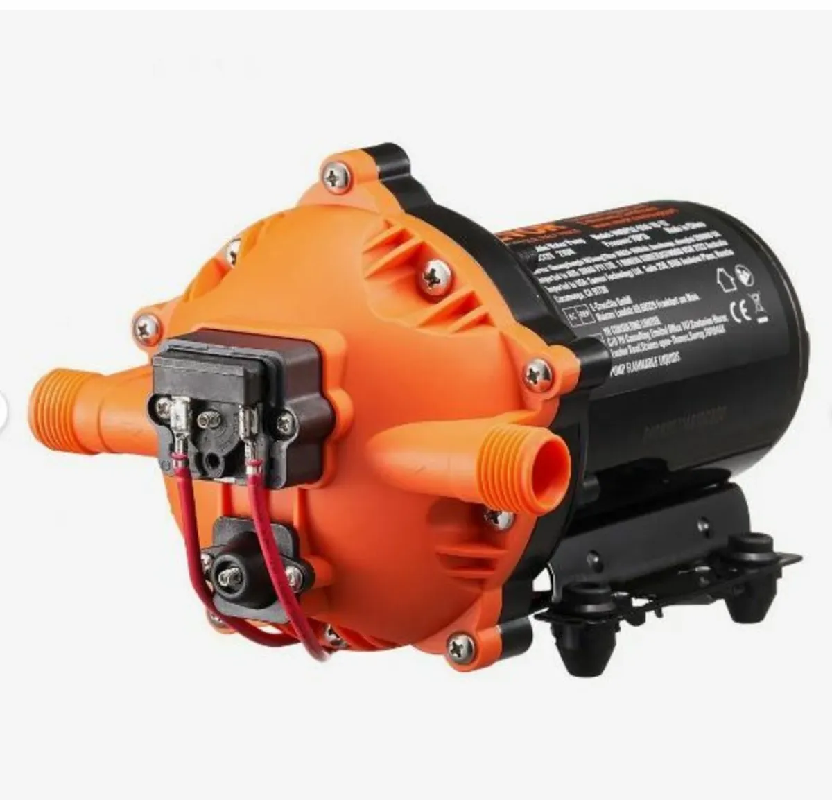 12V Diaphragm Pump 5GPM 18.93 L/min 5-Chamber - Image 4