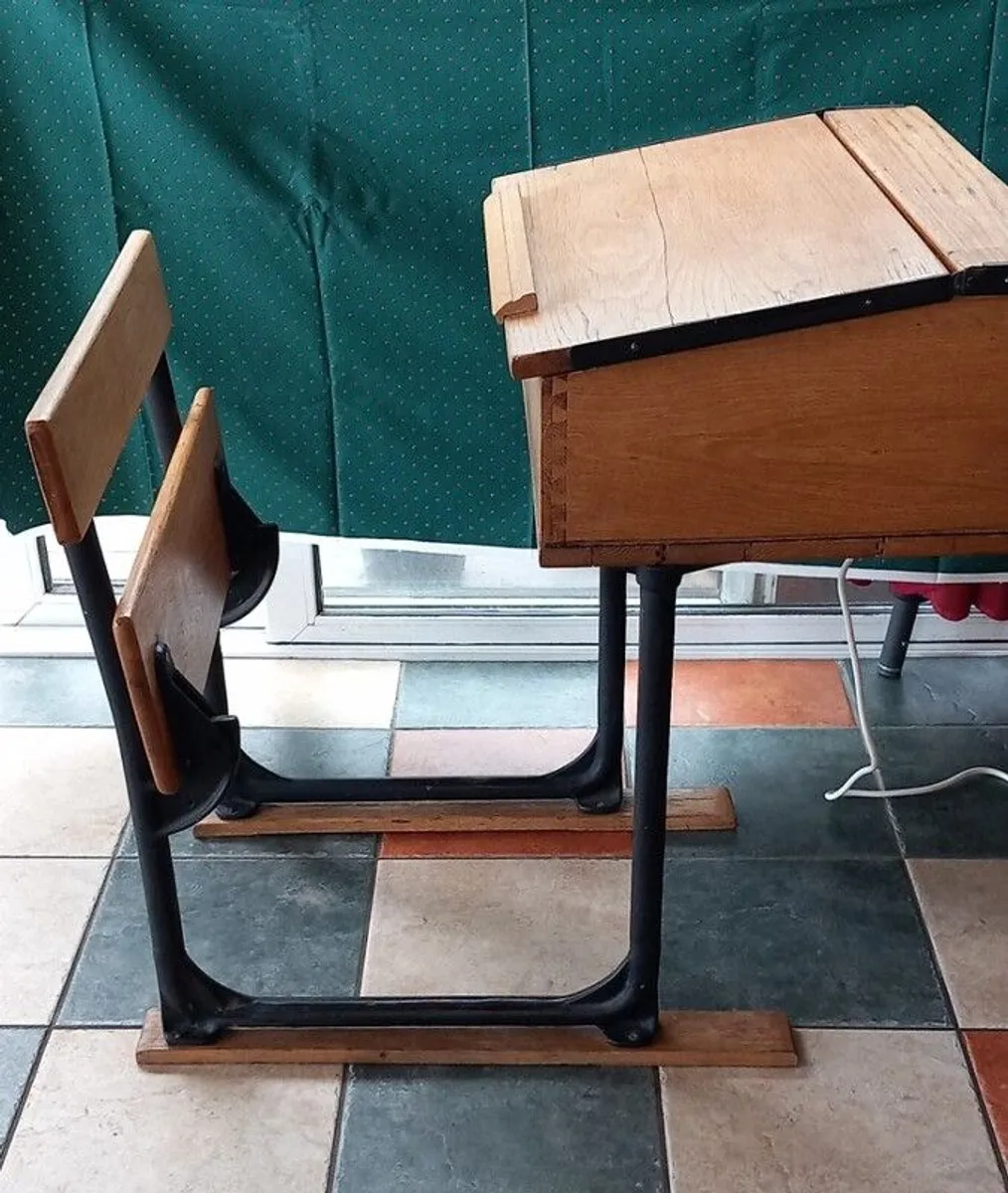 Modernised Vintage School Deak - Image 2