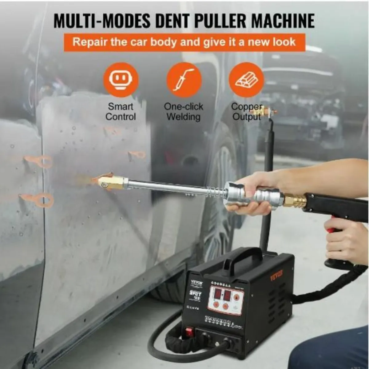 3KW Dent Puller,Welder Vehicle Repair Puller Kit - Image 2