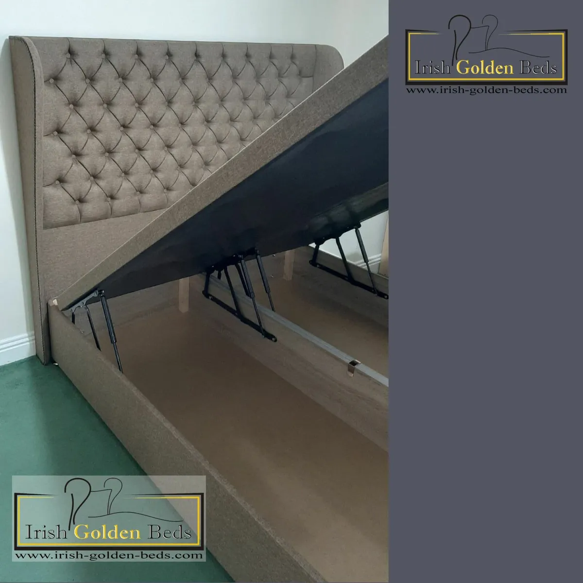 bed frame and headboard, free delivery - Image 2