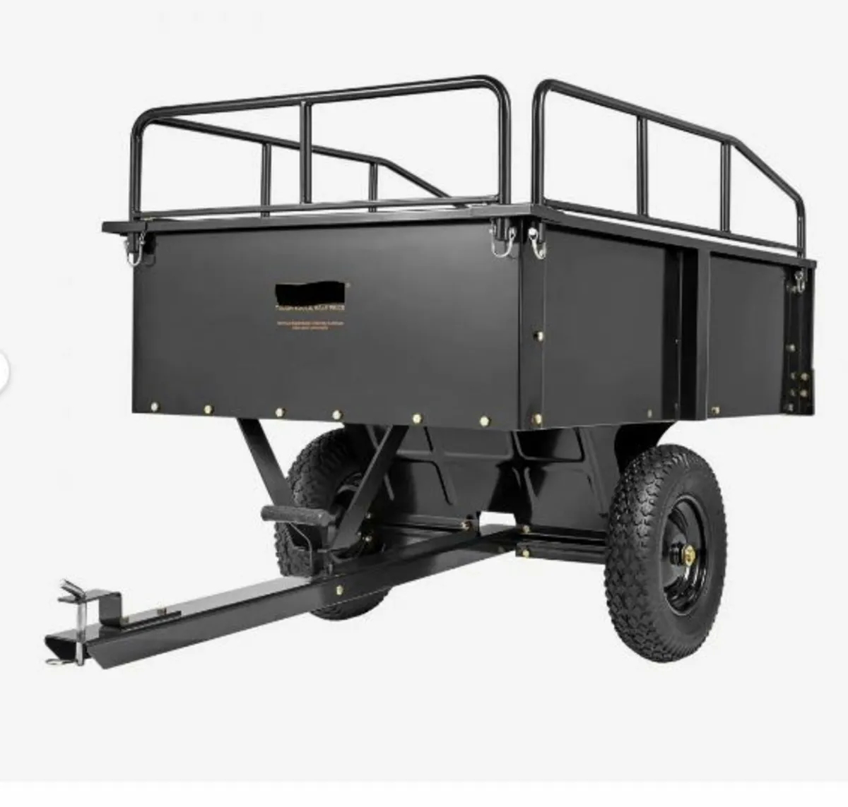 Heavy Duty ATV Trailer Steel Dump Cart - Image 1