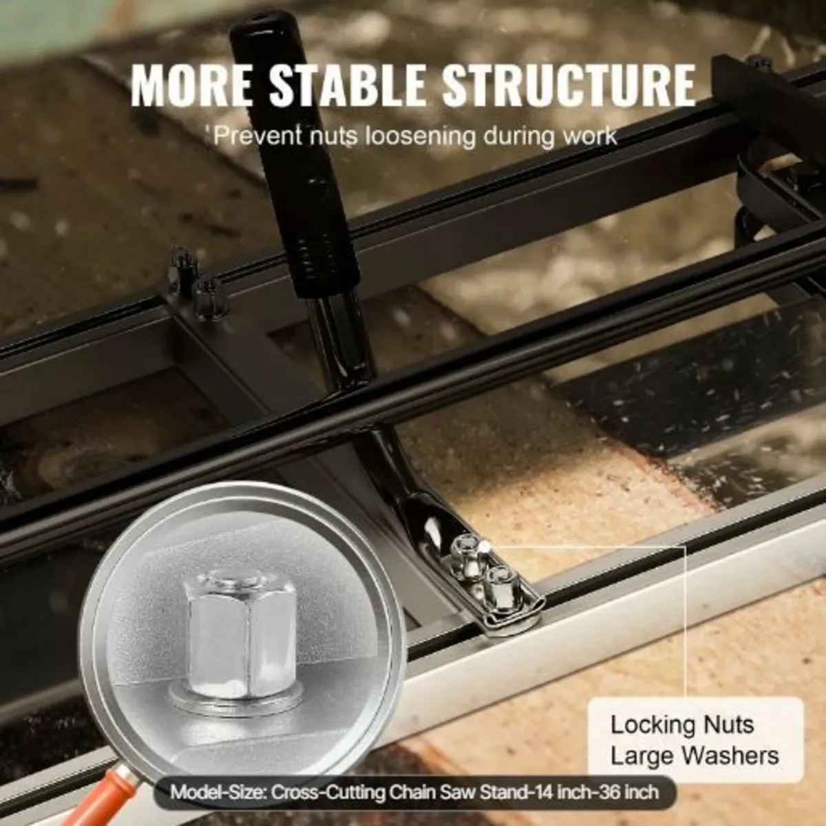 Portable Sawmill 14"-36" Guide Bar Galvanized Stee - Image 3