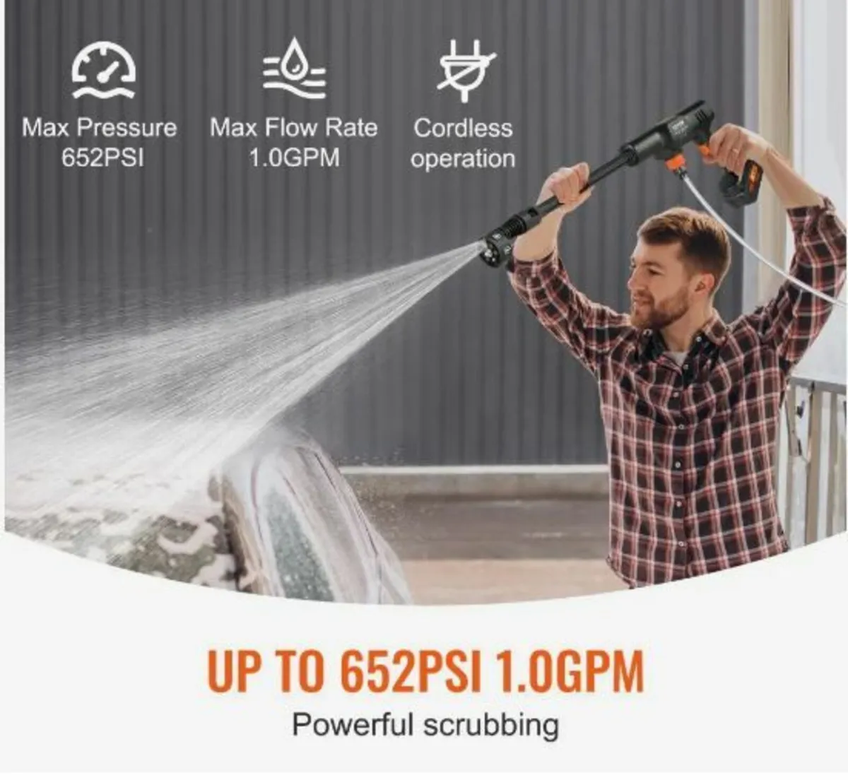 High Pressure Cordless Washer Cleaner - Image 2