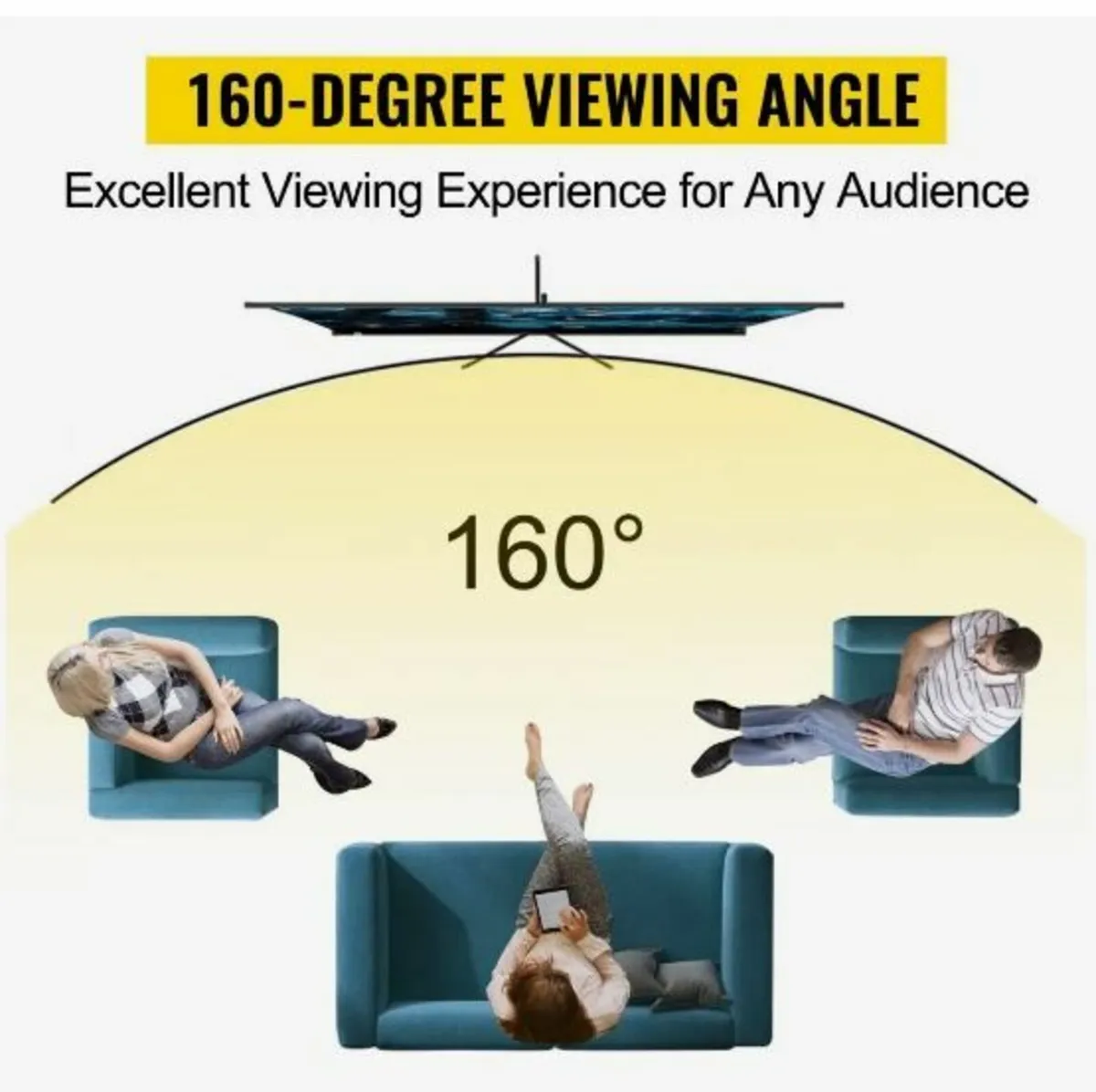 Tripod Projector Screen with Stand 100inch - Image 3