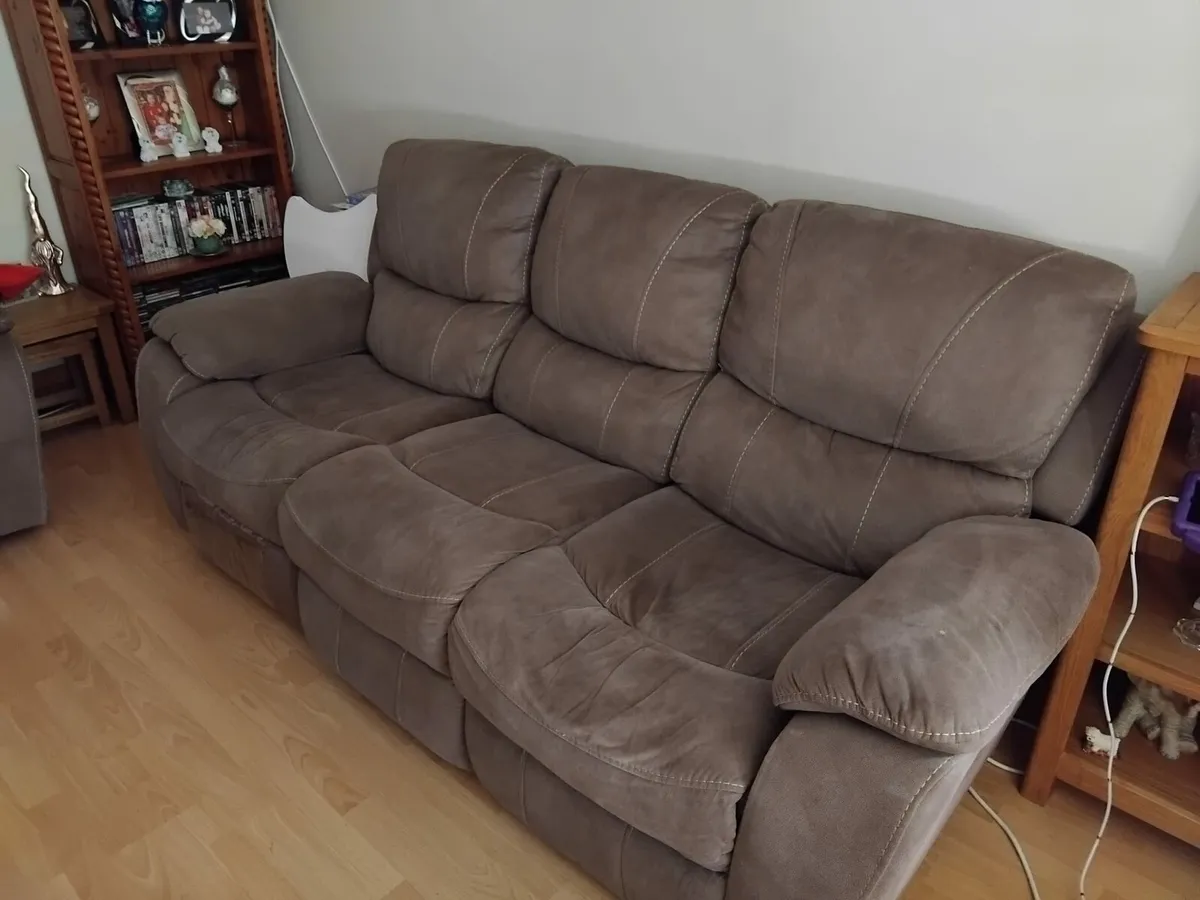 Sofas 3 and 2 seater 4 Reclining, Reduced Price! - Image 1