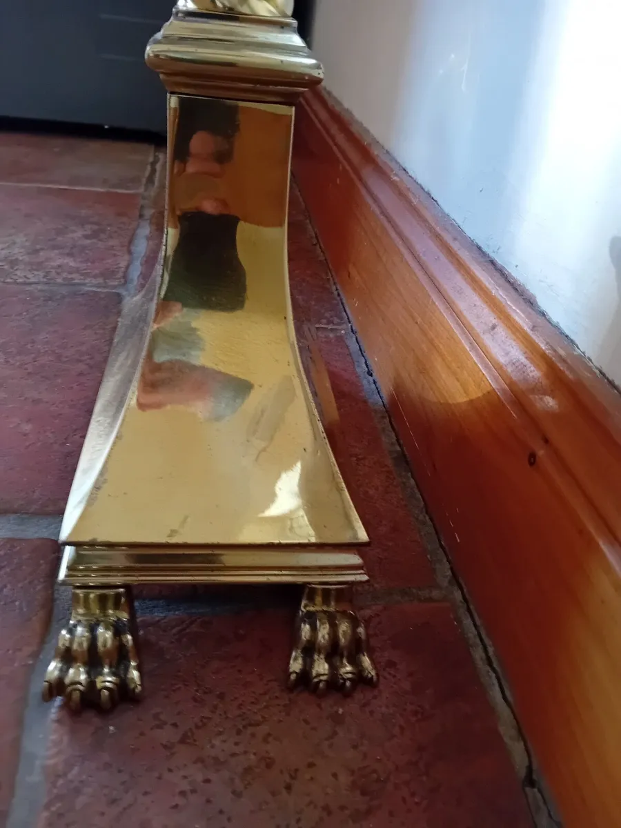 Tall brass crucifix - Image 4